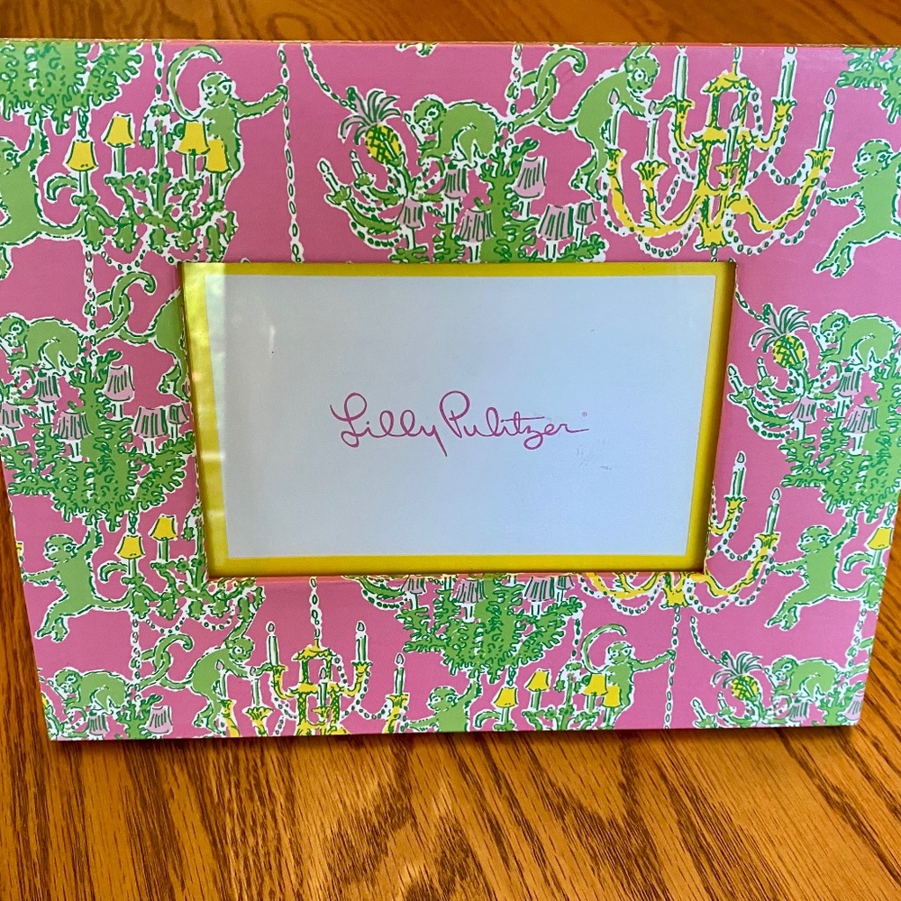 RARE Lilly Pulitzer *Monkey Trouble* Frame fits 4”x 6” Photo- Unused w/o Box!